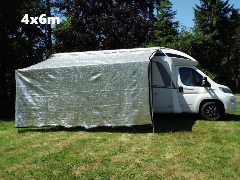Hof Sonnenschein Alu Schattennetz 4 x 6 m