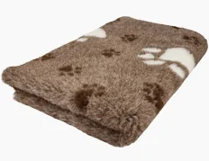 Hof Sonnenschein Vet Beddings Premium 100x160 cm Braun m. gr. beiger Pfote