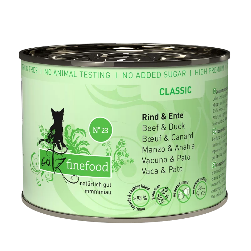 Pets Nature GmbH catz finefood No.23 Rind & Ente