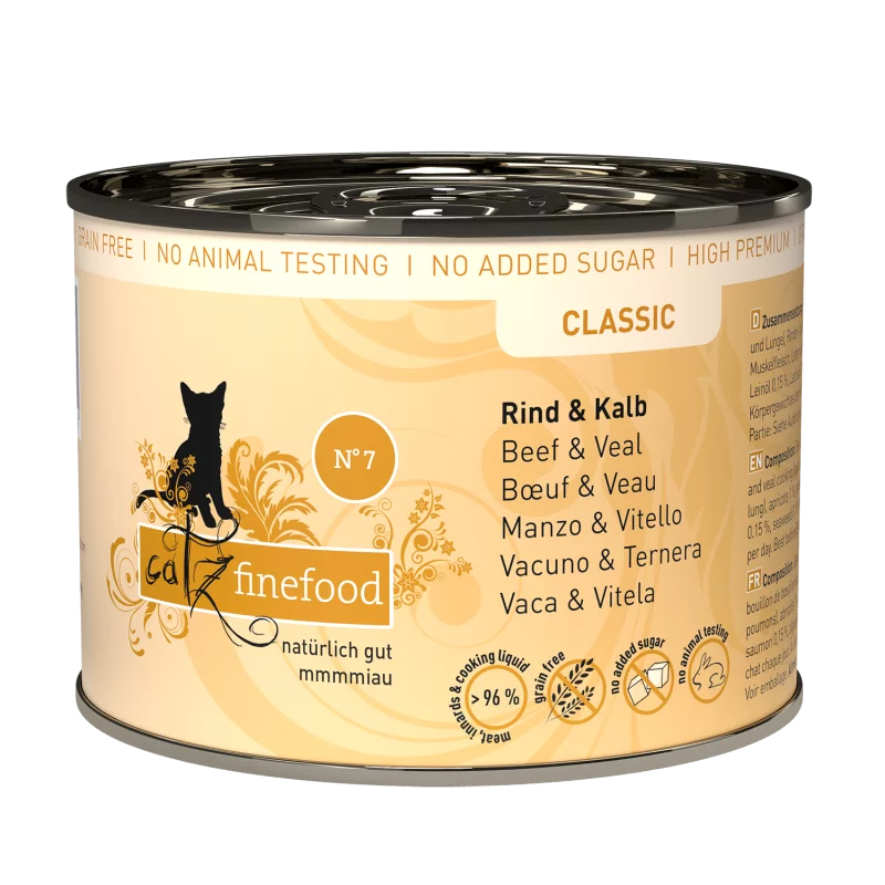 Pets Nature GmbH catz finefood No.07 Rind & Kalb