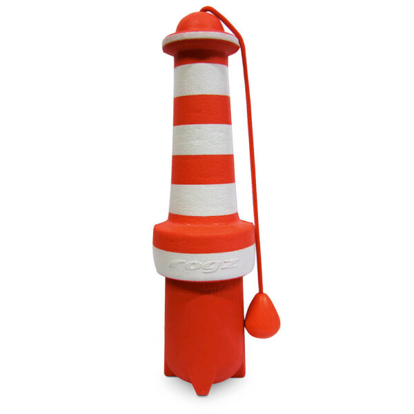 rogz rogz Hundespielzeuge Lighthouse rot​/​weiss