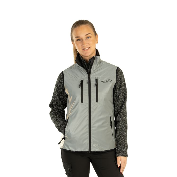 ARRAK High-Visibility Weste Silber Lady, Gr.XL