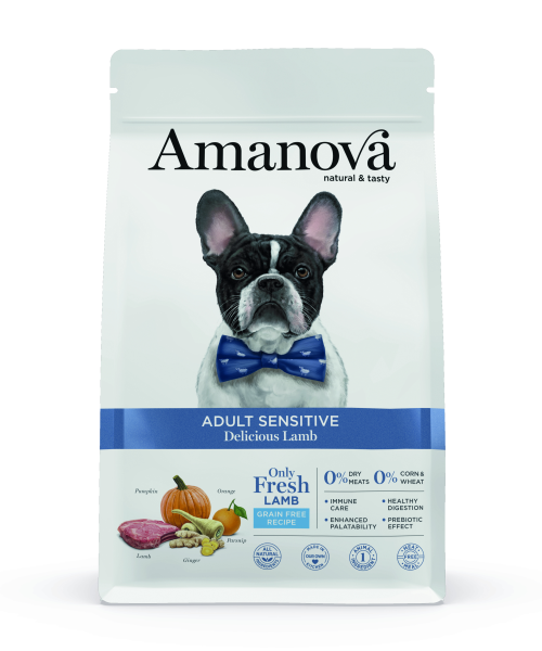Amanova canine adult sensitive - delicious lamb grain free - lamm