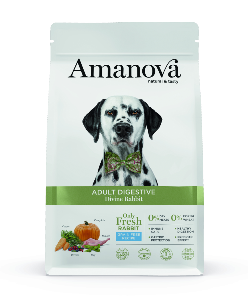 Amanova Canine Adult Digestive - Divine Rabbit Grain Free- Kaninchen, 10kg