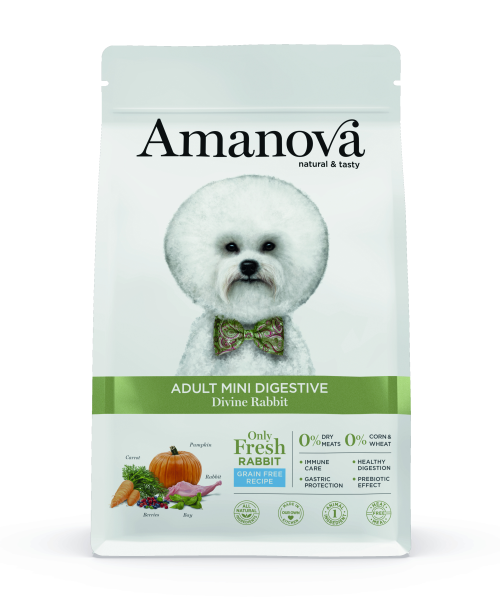 Amanova canine adult mini digestive - divine rabbit grain free - kaninchen