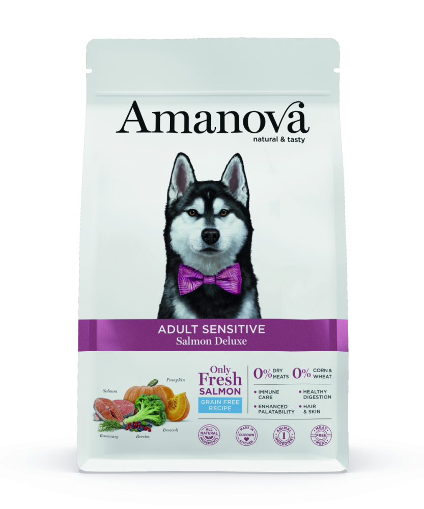 Amanova Canine Adult Sensitive - Salmon Deluxe Grain Free - Lachs, 2kg