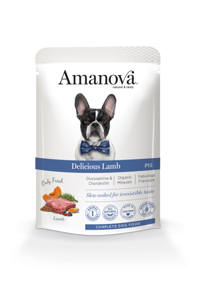 Amanova Canine Adult - Delicious Grain Free - Lamm & Kürbis - P15, 100g