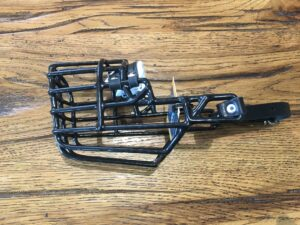 Chopo Maulkorb Pudel Rüde schwarz, L: 9 cm B: 7.5 cm U: 27 cm