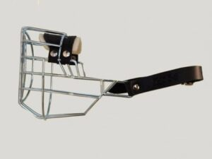 Chopo Maulkorb Zwergschnauzer Hündin verzinkt, L: 6 cm B: 7.2 cm U: 24.5 cm