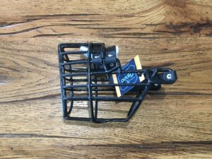 Chopo Maulkorb Foxterrier /Cocker Rüde schwarz, L: 9.3 cm B: 10 cm U: 34 cm