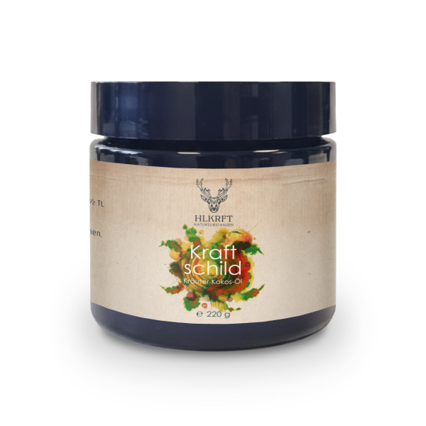 Heilkraft Kraftschild Kräuter-Kokos-Öl 220g