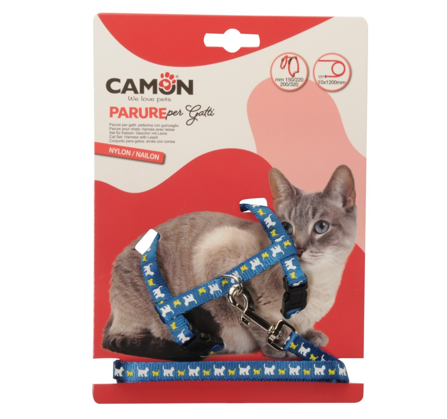 Camon Set für Katzenwelpen 8x1200, rot, blau oder schwarz
