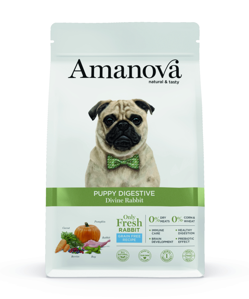 Amanova Puppy Digestive - Divine Rabbit Grain Free - Kaninchen, 2kg