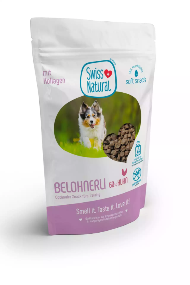 Swiss Natural Belohnerli Huhn mit Kollagen 400g