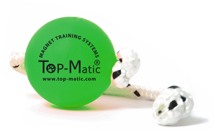 Top-Matic Top-Matic Fun-Ball mini mit Seil, grün