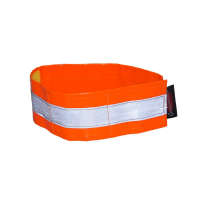 Grossenbacher Leuchthalsband CHARLY Gr.M leuchtorange 30-45cm, 50mm breit