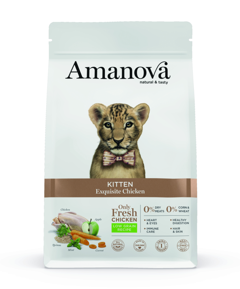 Amanova Kitten - Exquisite Chicken Low Grain - Huhn , 300g