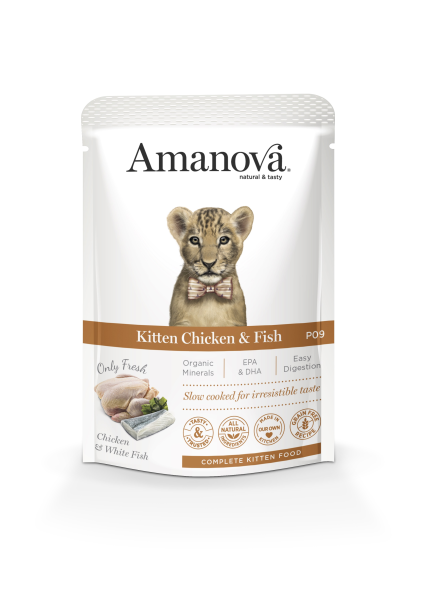 Amanova Kitten Chicken & Fish Grain Free P09, 85g