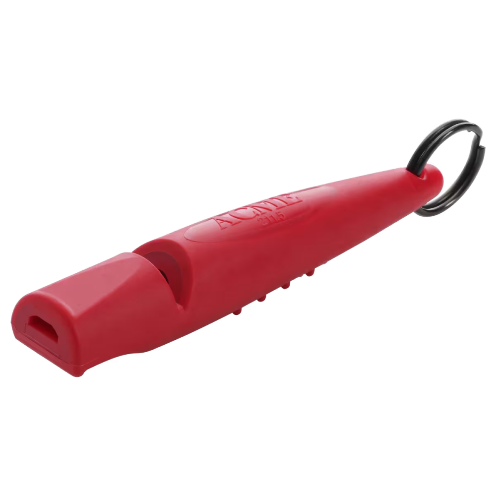 ACME Whistles ACME ALPHA Hundepfeife No. 211,5, mit Pfeifenband / Carmine Red