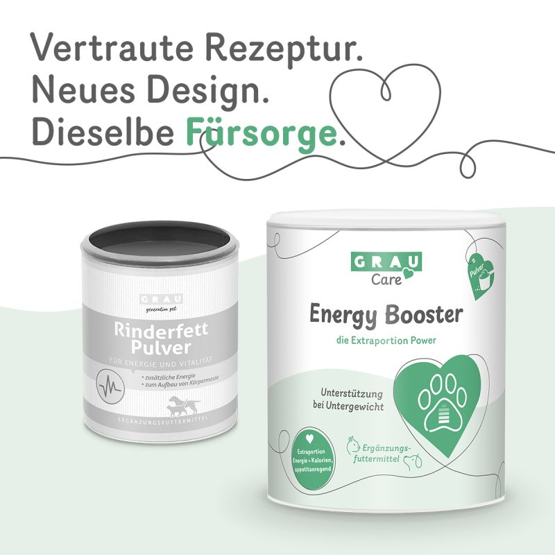 Grau Dog Erg.Futt. Health Rinderfett Plv. 400g