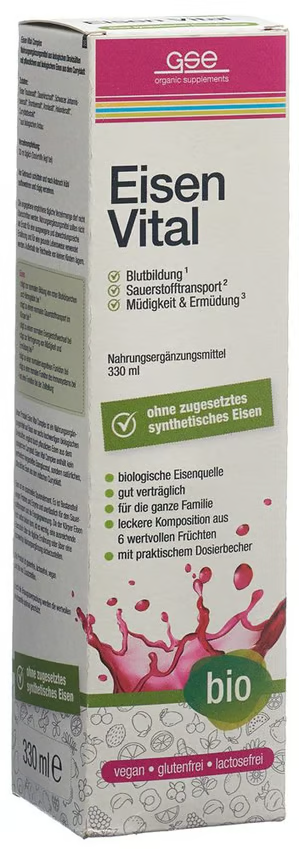 GSE GSE Eisen Vital Complex, 330 ml, Flasche, flüssig, Bio