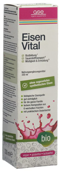 GSE GSE Eisen Vital Complex, 330 ml, Flasche, flüssig, Bio