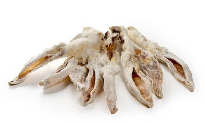 NaturNah N04 Kaninchen Ohren mit Fell 500g